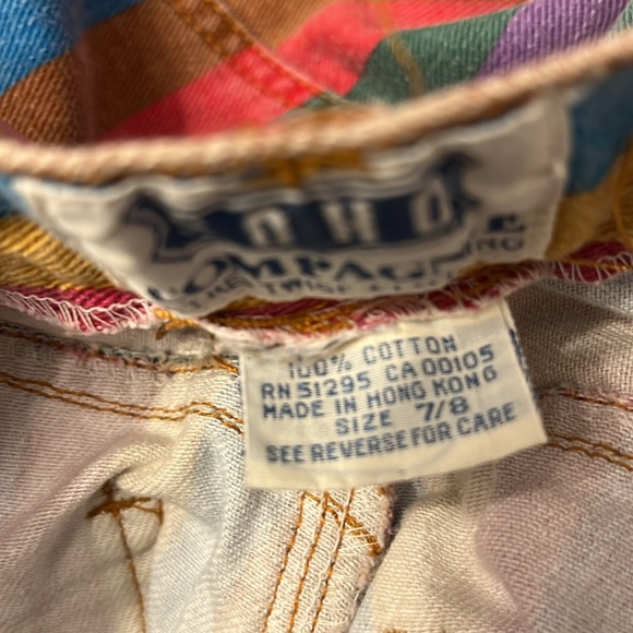 Vintage 90s High-Rise Cropped & Striped Jeans - Picture 10 of 12